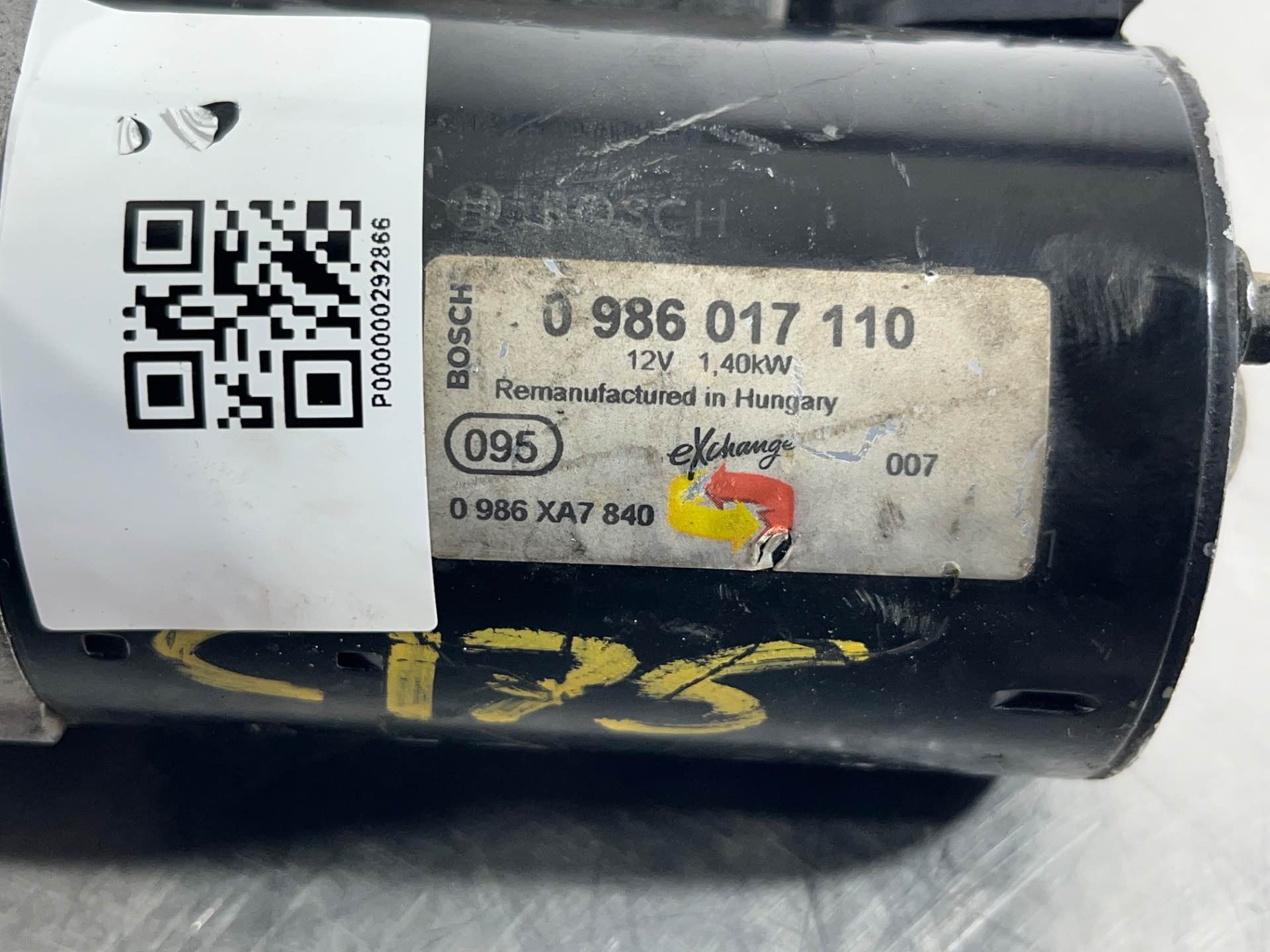 Starter motor de Bmw Serie 5 berlina 2003-2009 170 CV - pieza usada