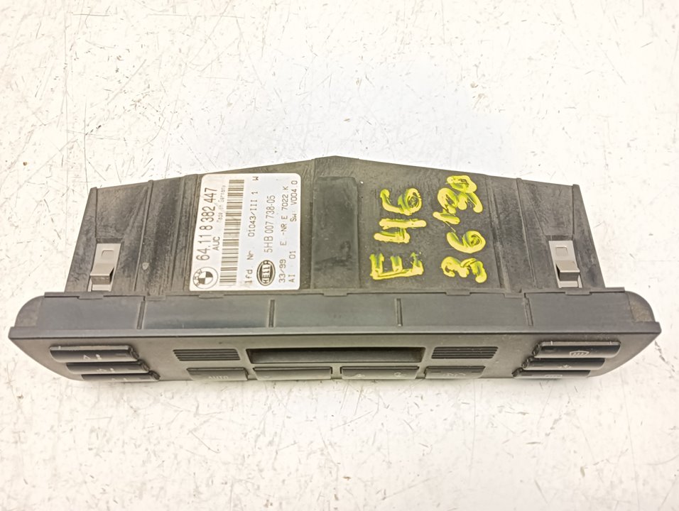 Mando del climatizador 64118382447 de Bmw 3 berlina 2004-0 - pieza usada