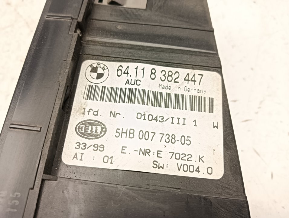 Mando del climatizador 64118382447 de Bmw 3 berlina 2004-0 - pieza usada